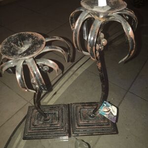 Elements Bronze Vintage Candle Votive Holders.